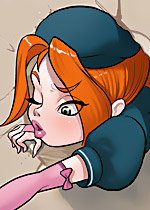 Sexy red chick gets a lot of fucking in super cool cartoon porn