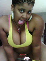 Big breasted black model pics