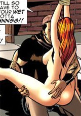 Yeah! scream as much as you like, slave! it turns me on!