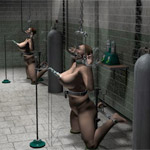 Weapon and cage - cold steel of male domination