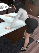 Big tits brunette 3d beauty gets her lovely mouth and throat fucked by black meat.