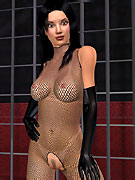 Hot asian tranny enjoys fucking with gorgeous blonde t-girl in the cool 3d toon porn