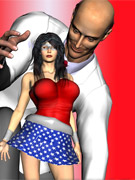 Her back gets strictly whipped!