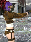 3d white beauty taking off her panties and giving an awesome head to black dude.