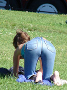 Too nice hot ass maidens having rest on the sandy beach on hot summer day