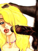 Black and white cartoon interracial porn pics of white babes need black dicks.