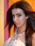 Shy beautiful lovely teen model with mouthwatering delicious firm big coconuts and hot cunt strips