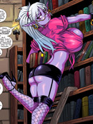 How can one deny such big-breasted free prostitute from funny comics?