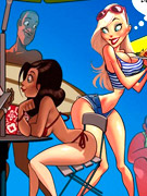 Xxx cartoon pics of sexy shaped beauties are always ready for proper fucking.