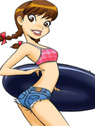 Perfect body toon college girls gets gangbanged by four handsome studs in turn.