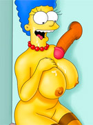 Naked busty cartoon brunette gets her puss yand tits cum covered after fucking with black guy.