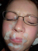 Teen amateur girlfriend enjoys having cum on their faces