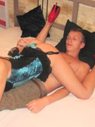 Hole stuffed slut is cum blasted
