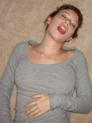 Lustful young chick forces her sleeping boyfriend to fuck her