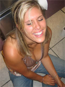 Blonde gets drunk and serves her boon companions