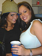 College beauties getting their clothes off for some party sex