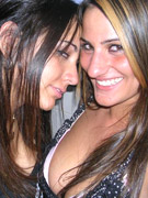 A group of crazy drunk beauties bringing naked male strippes to an orgasm in the club.