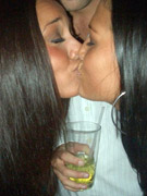 Wild party girls drinking and daring boys to fuck them hard