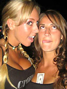 Drunk and horny babes taking their clothes of at xxx party