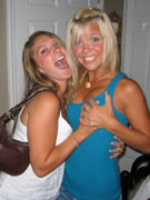Xxx froup sex pics of three blonde drunk beauties sharing one rockhard dick.