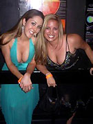 Wild party girls undressing and spreading their legs