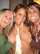 Drunk babes wasted and naked after best party ever