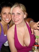 Wasted sluts ripping off their clothes and heating up the air at party