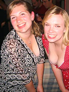 Dirty amateur wives get nasty in the club