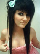 Blonde emo amateurs