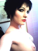 Watch amateur video with an emo teen slut demonstrating her big boobs