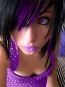 Big tits emo hotties showing their dick sucking skills while in private.