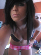 Naked blonde emo chicks giving an awesome head to her lucky boyfriend.