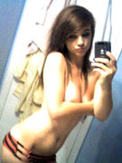 Naked emo slut with shaved pussy getting drilled hard.