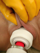 Angelica saige machine fucking for the first time - fucks huge rubber dick powered by robots and machines.