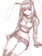 Kinky hentai babe getting her boobs tied with chains