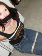 Real wife plays with her massive titties