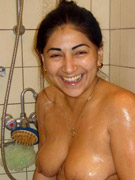 Busty babe showing her big boobs