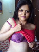 Indian girl giving her man a blowjob getting cumshot on her face