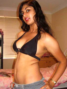 Young indian girl on high heels showing pussy