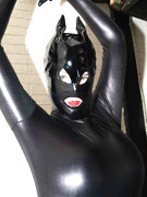 Steaming hot jessica jaymes smokes and spreads black latex