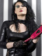 Heavy rubber room meets glamour fashion