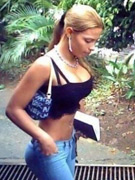 Liseth in her own little thong
