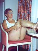 Slut gets her snatch stretched and filled by a huge trouser snake