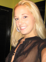 Blonde amateur girlfriend with cum on face and anal fucking action