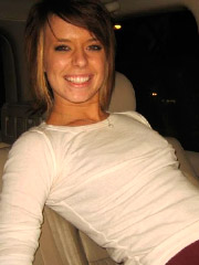 Nasty teen slut gets nude and shows her shaved cooch and booty close up