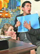 Hot office babe miss gallardo fucking at work