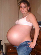 Pregnant sluts goes lesbo with an asian teen