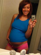 Horny preggo babe gets drilled hard in sideways position