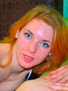 Hot redhead babe riley rebel posing naked in front of the camera