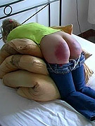 Spanked cutie